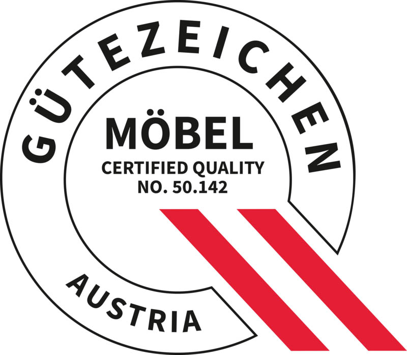 Guetezeichen Moebel Austria – hochwerige Möbel aus Österreich Guetezeichen Moebel Austria - hochwerige Möbel aus Österreich