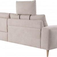 beiges Sofa ALIKA von ADA Möbel mit Holzfüßen im Scandi Stil