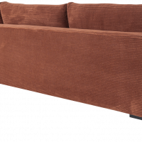 VALENTINO couch in rust brown and corduroy from ADA Möbel