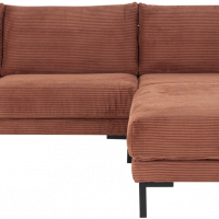 VALENTINO couch in rust brown and corduroy from ADA Möbel