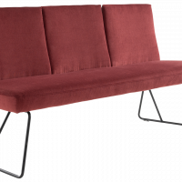 rote Essbank VITO von ADA Möbel mit ADAption Funktion