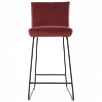 roter Barhocker VITO von ADA Möbel mit ADAption Funktion